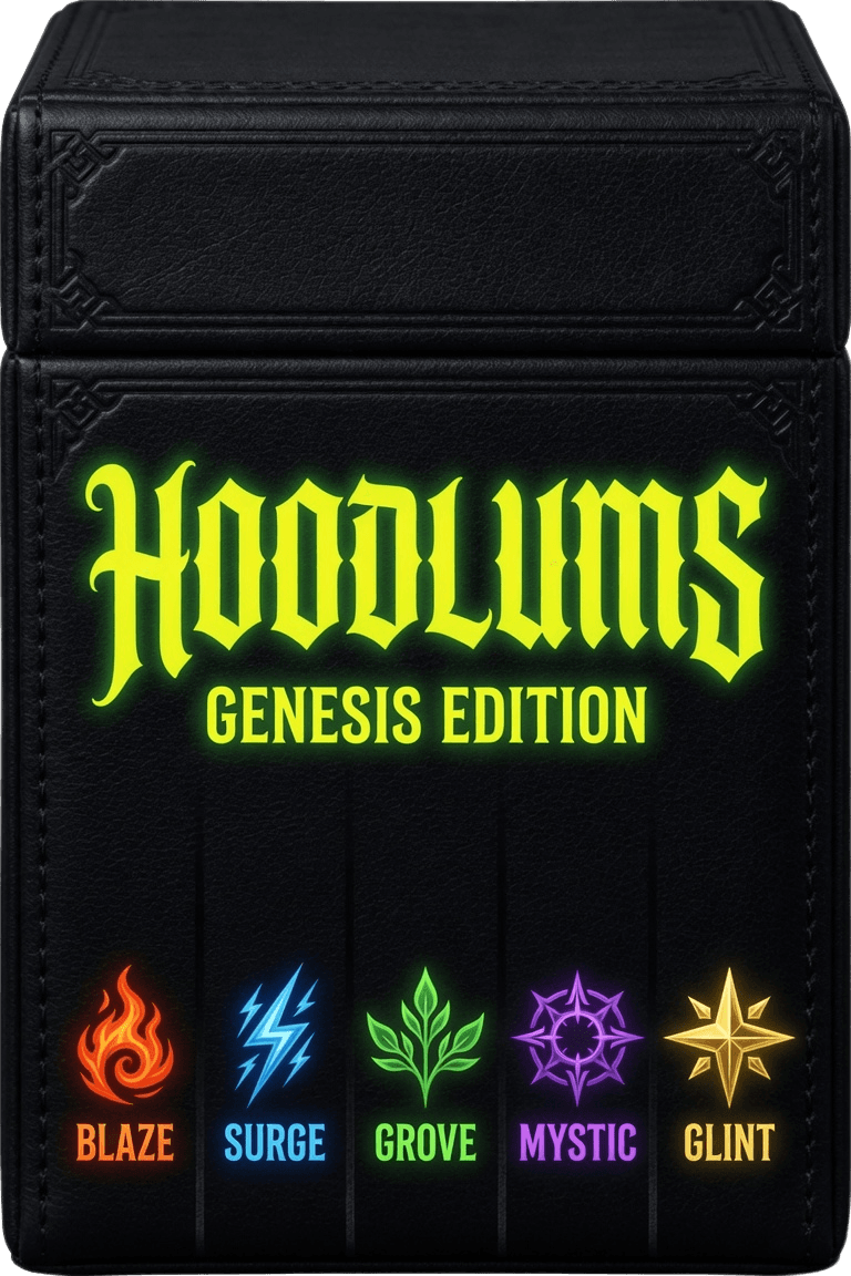 Hoodlums TCG leather deck box