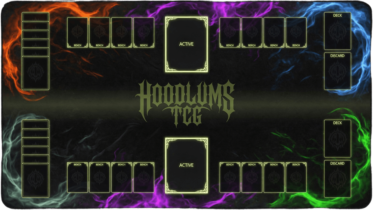 The Hoodlums TCG game board